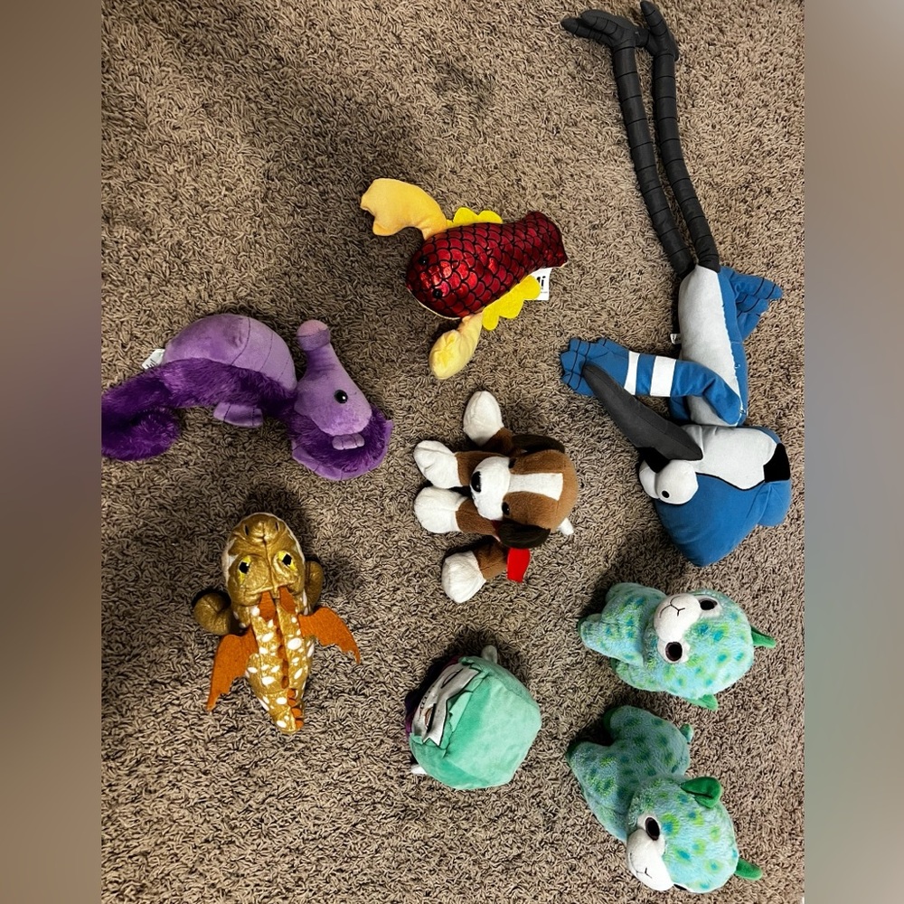 Bundle of Rare stuffed animals one of a kind need a loving home ,BRAND NEW